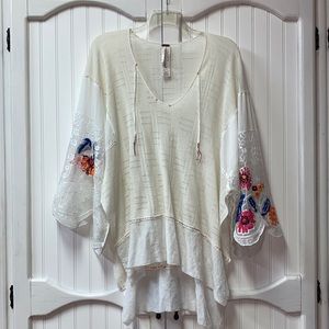 Free People Tunic Top Shirt. M/L.